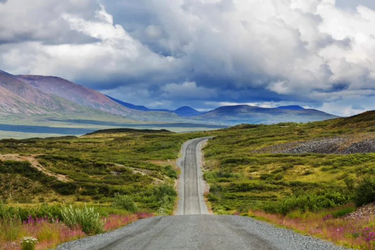 Landscapes on Denali highway, Alaska.